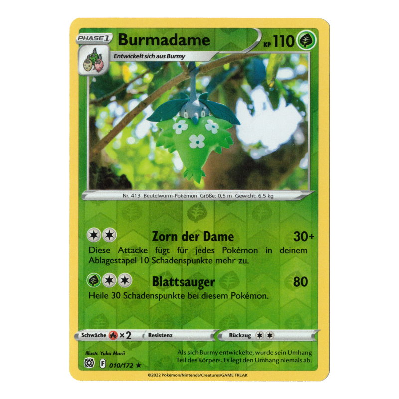 Strahlende Sterne 010 - Burmadame (reverse-holografisch)