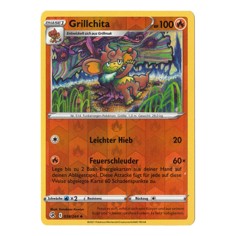 Fusionsangriff 038 - Grillchita (reverse-holografisch)