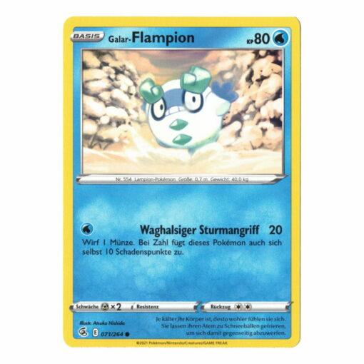 Fusionsangriff 071 - Galar-Flampion