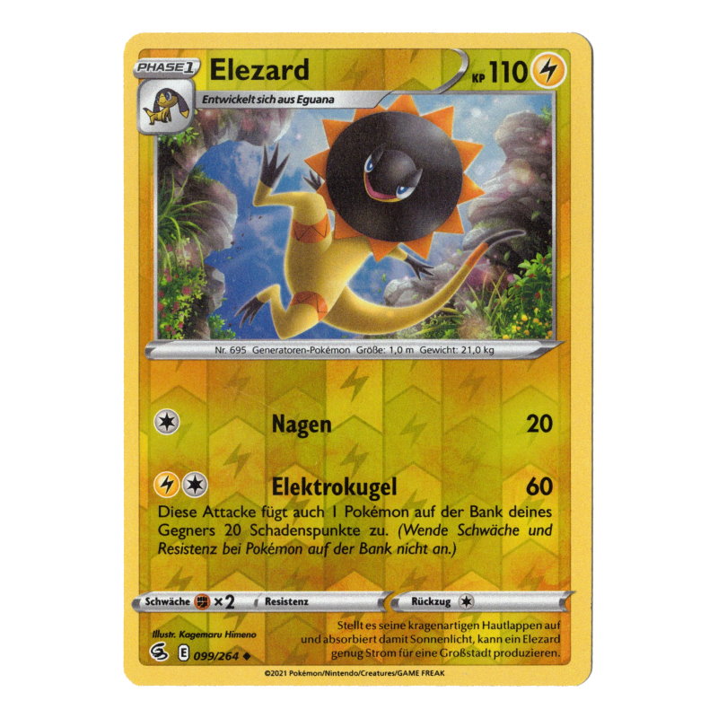 Fusionsangriff 099 - Elezard (reverse-holografisch)
