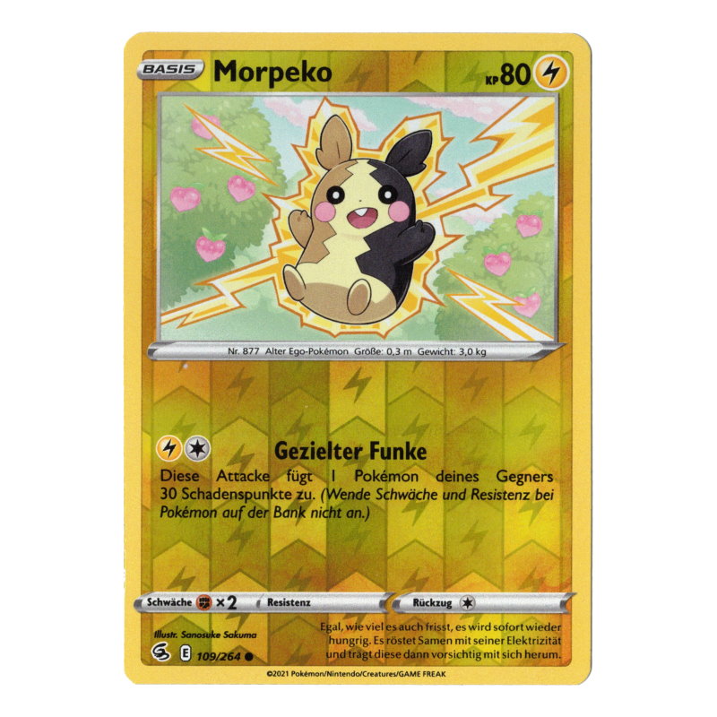Fusionsangriff 109 - Morpeko (reverse-holografisch)