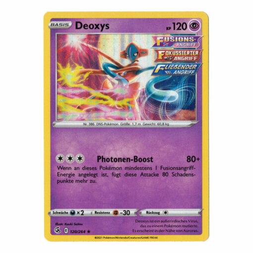 Fusionsangriff 120 - Deoxys (holografisch)