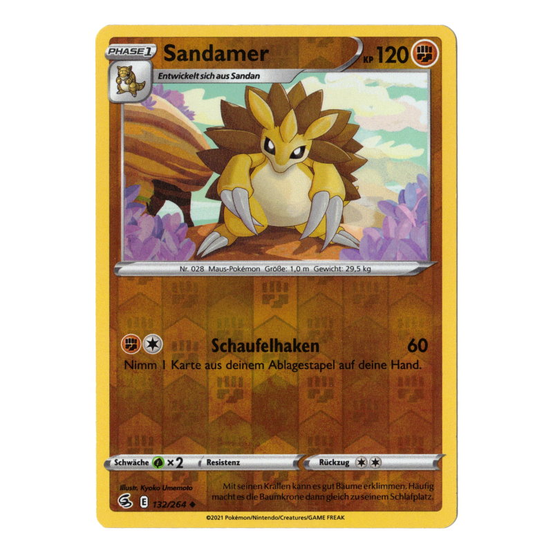 Fusionsangriff 132 - Sandamer (reverse-holografisch)
