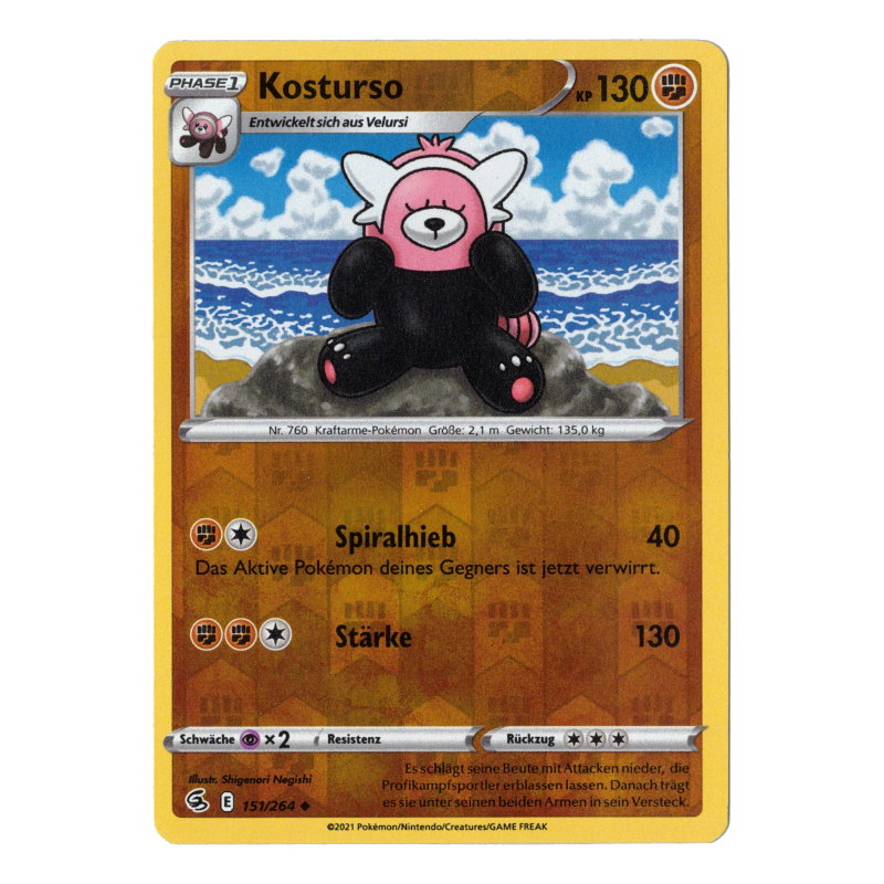 Fusionsangriff 151 - Kosturso (reverse-holografisch)