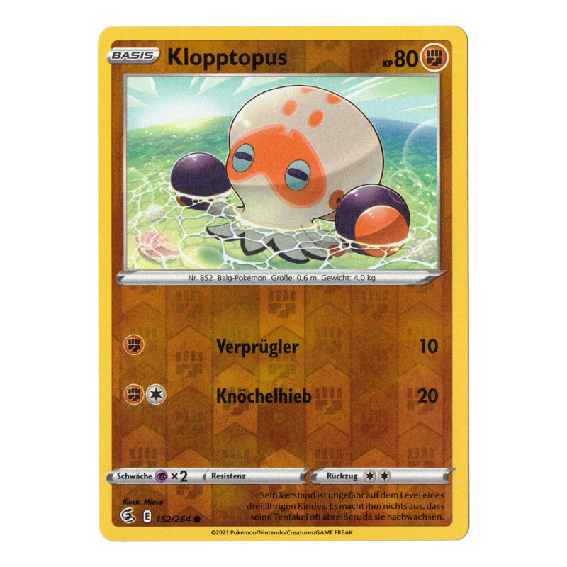 Fusionsangriff 152 - Klopptopus (reverse-holografisch)
