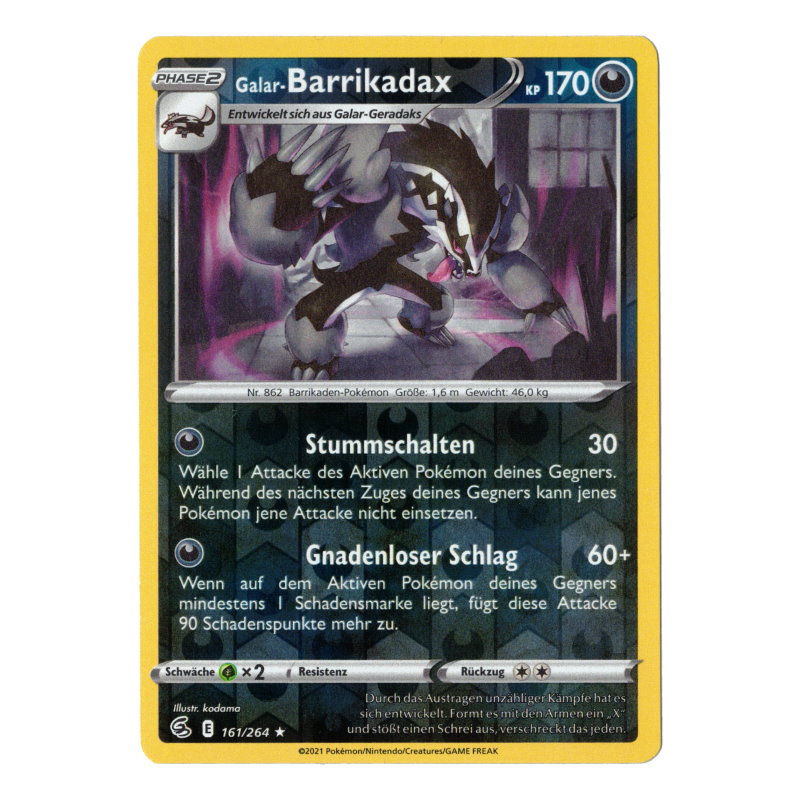 Fusionsangriff 161 - Galar-Barrikadax (reverse-holografisch)