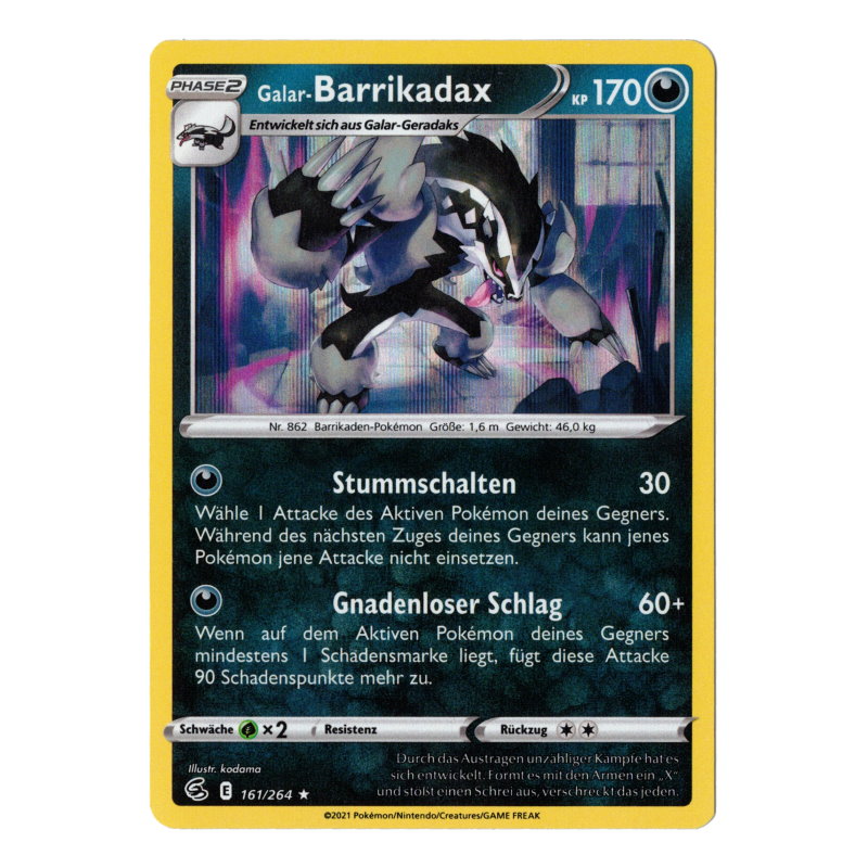 Fusionsangriff 161 - Galar-Barrikadax (holografisch)