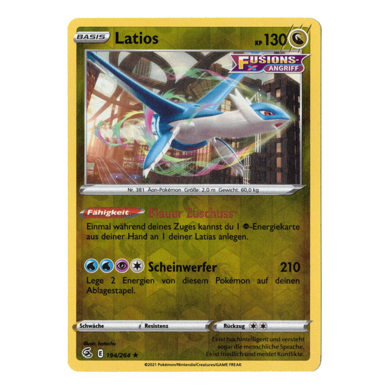 Fusionsangriff 194 - Latios (reverse-holografisch)