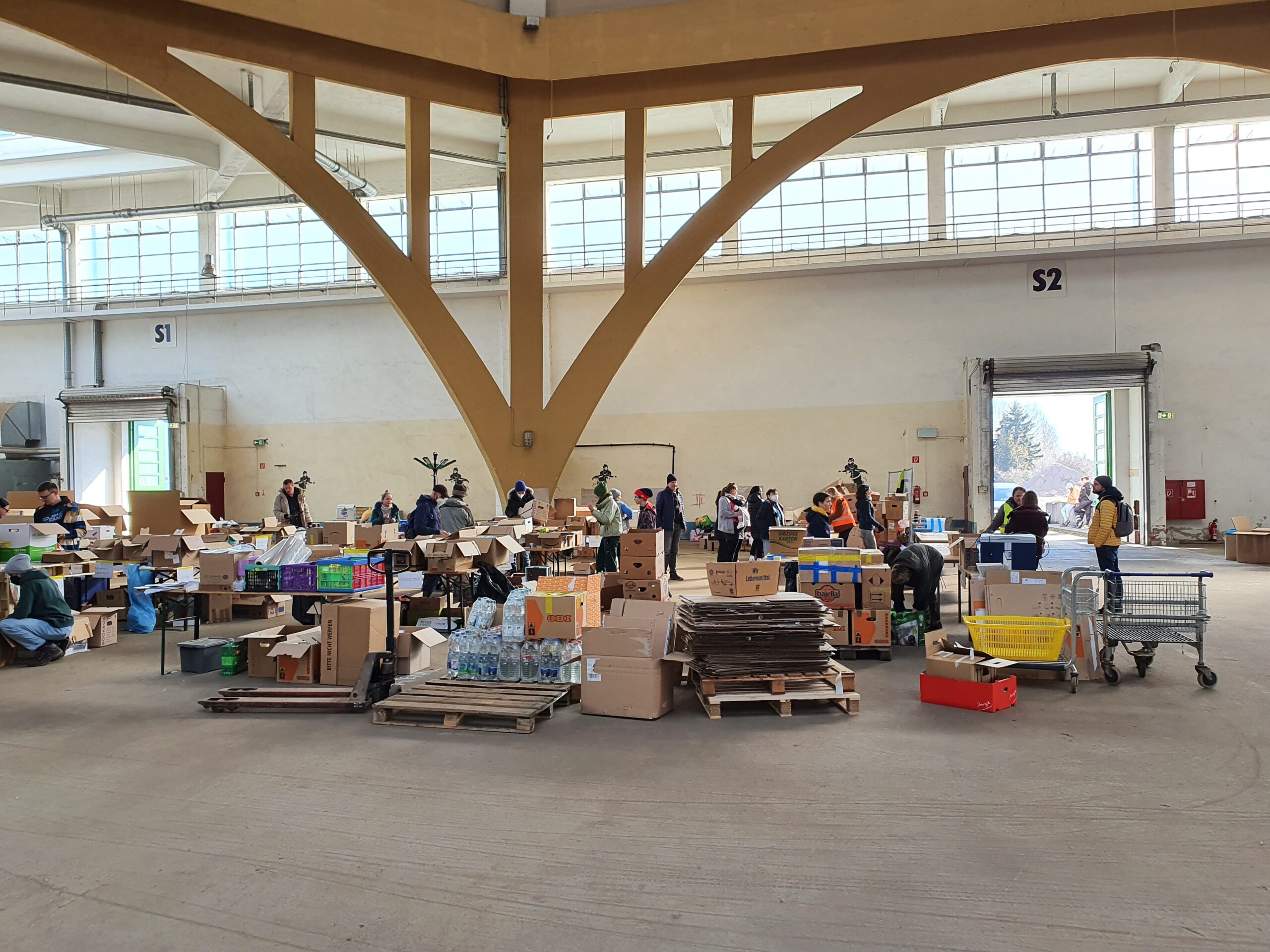 Spendenaktion für Flüchtlinge der Ukraine