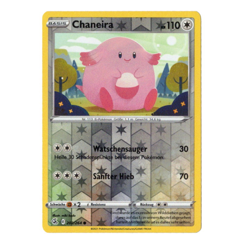 Fusionsangriff 202 - Chaneira (reverse-holografisch)