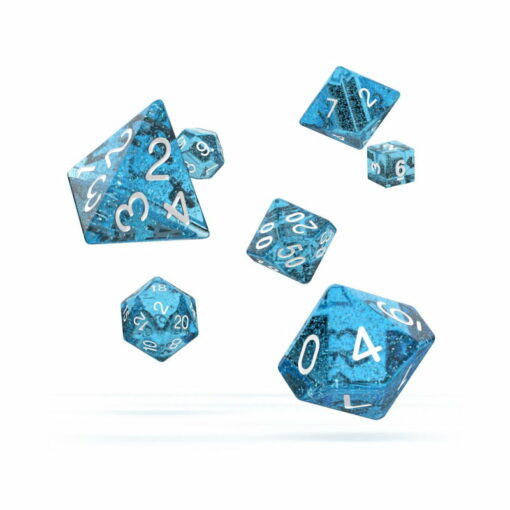 RPG Würfelset Speckled, hellblau (7 Stück)